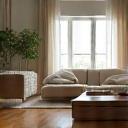 Icon representing a clean home or office